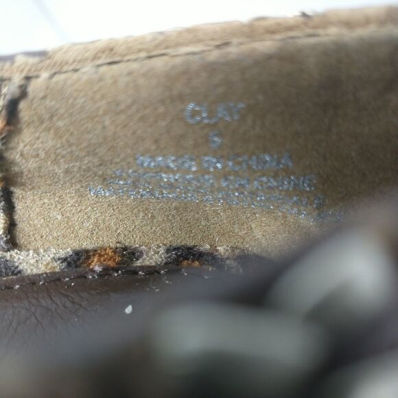 ALDO Women's  Clay Wedge Brown Suede Leather Shoes Size 5 - Picture 8 of 10